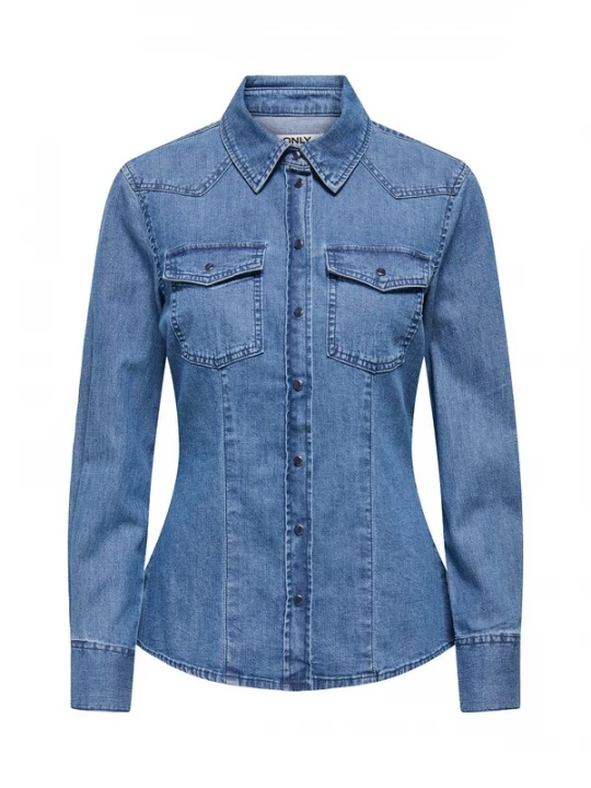 Foto van product ONLY Blouse 'ONLOlivia' blauw denim