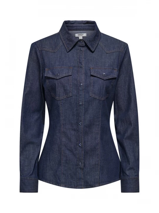 Foto van product ONLY Blouse 'ONLOlivia' blauw denim