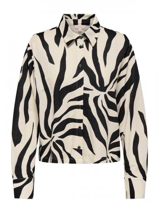 Foto van product ONLY Blouse 'ONLSakura' beige / zwart