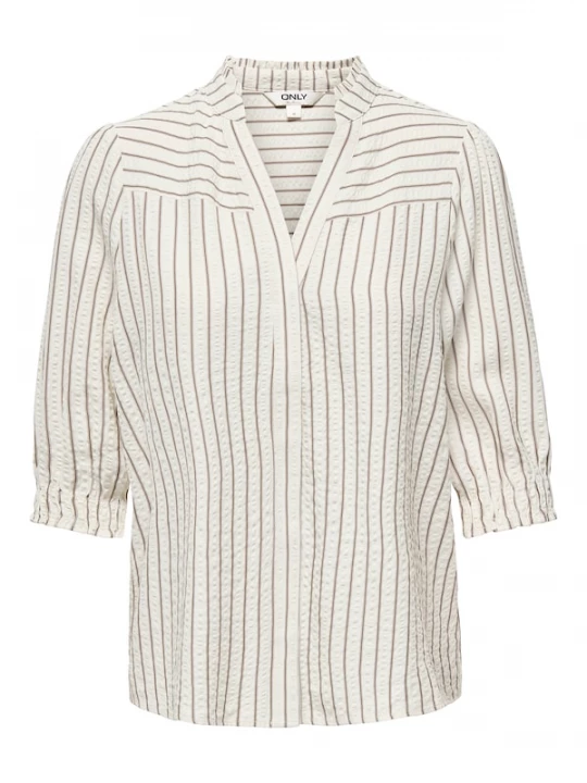 Foto van product ONLY Blouse 'ONLSusanna' ombergrijs / stone grey / eierschaal