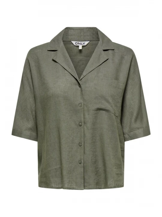 Foto van product ONLY Blouse 'ONLTOKYO' olijfgroen