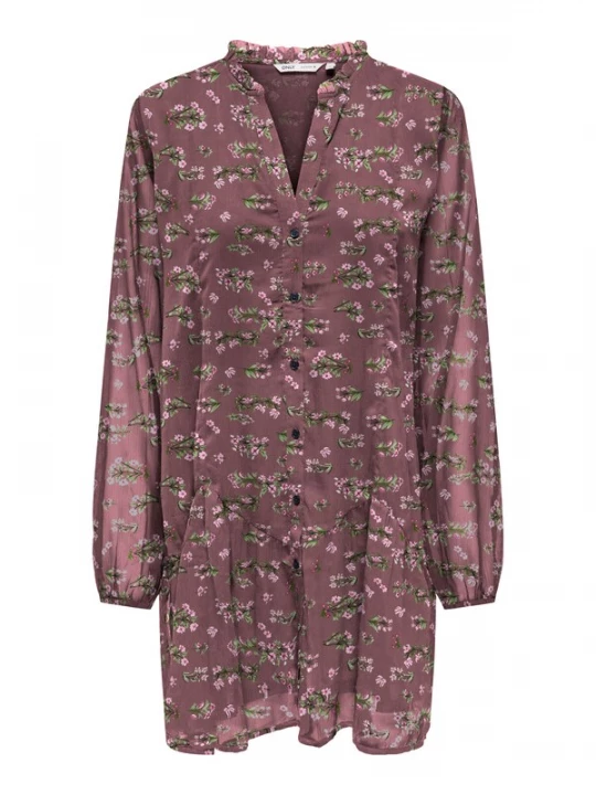 Foto van product ONLY Blousejurk 'ONLEmilie' groen / rosa / zwart / wit