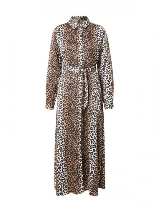 Foto van product ONLY Blousejurk 'ONLJANE' lichtbruin / donkerbruin / wit