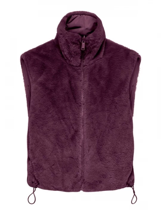 Foto van product ONLY Bodywarmer 'Dana' bordeaux