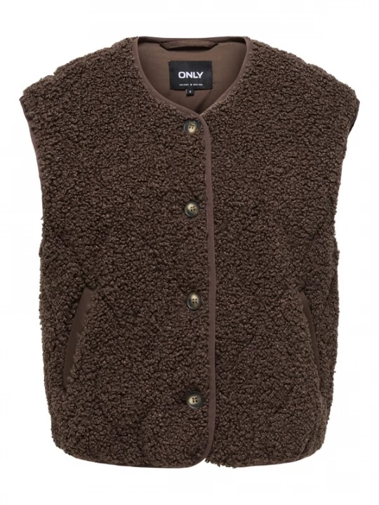 Foto van product ONLY Bodywarmer 'Ines' bruin