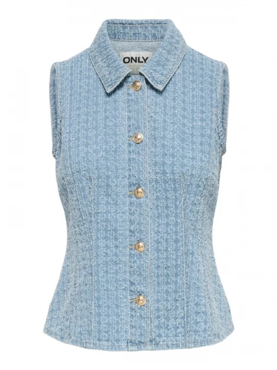 Foto van product ONLY Bodywarmer lichtblauw