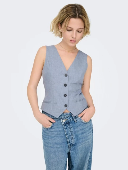 Foto van product ONLY Bodywarmer 'Linda' lichtblauw