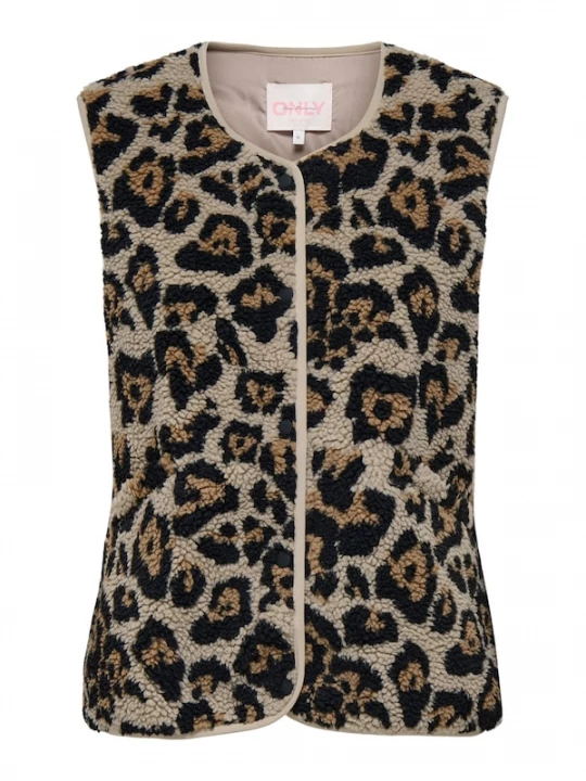 Foto van product ONLY Bodywarmer 'ONLBABY' beige / karamel / zwart