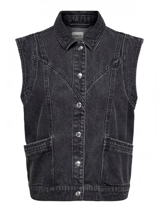 Foto van product ONLY Bodywarmer 'ONLKENNEDY' black denim