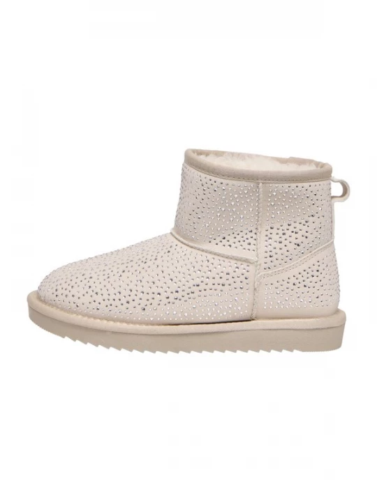 Foto van product ONLY Boots 'ONLFEODORA' beige / zilver