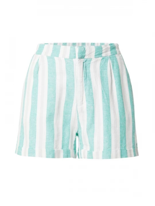Foto van product ONLY Broek 'CARO' mintgroen / wit
