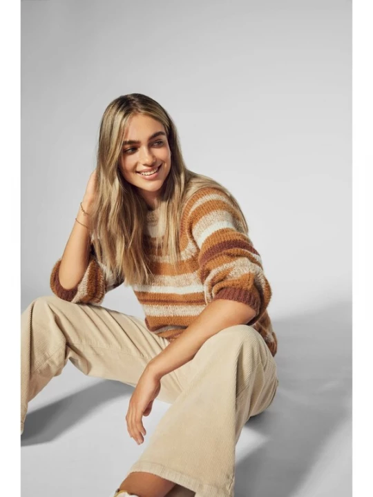 Foto van product ONLY Broek 'Hope' beige