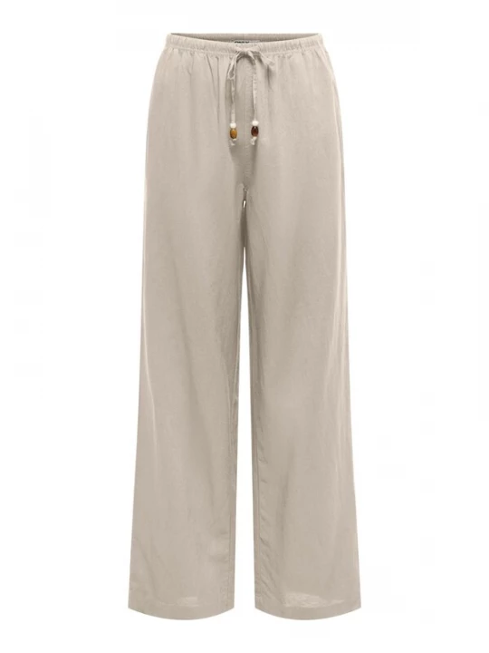 Foto van product ONLY Broek 'Isola' beige