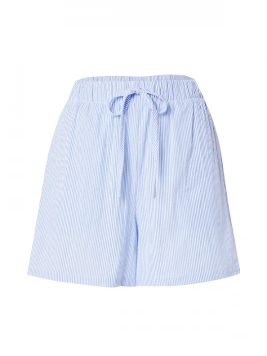 Foto van product ONLY Broek 'ONLAUGUSTA' lichtblauw / wit