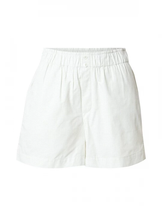 Foto van product ONLY Broek 'ONLFILUCCA' pastelgroen / wit