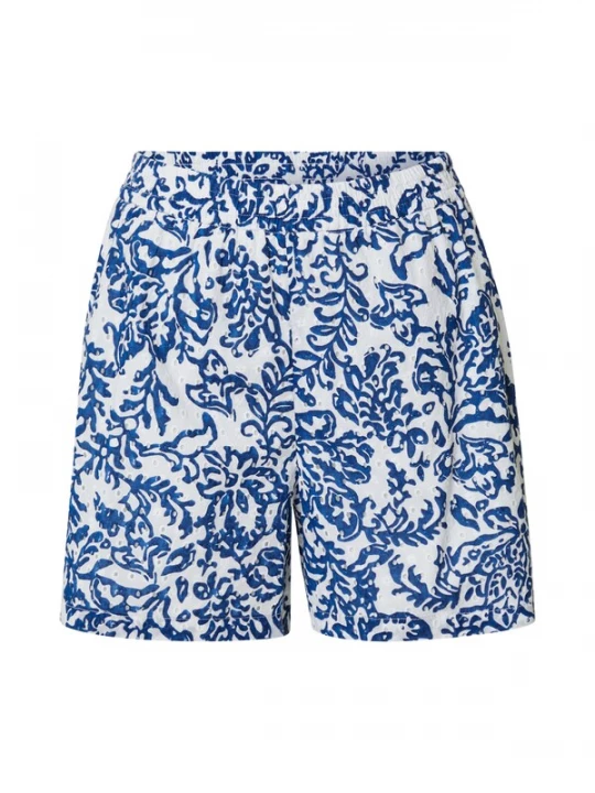 Foto van product ONLY Broek 'ONLKELLY' donkerblauw / wit