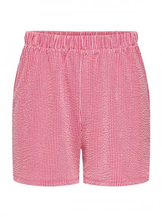 Foto van product ONLY Broek 'ONLMISTY' rood / offwhite