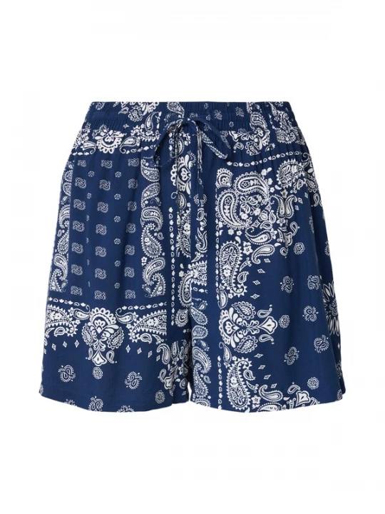 Foto van product ONLY Broek 'ONLMURA AMBEL' nachtblauw / wit