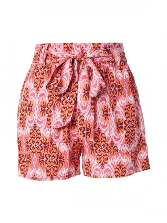 Foto van product ONLY Broek 'ONLNOVA' oranje / rosa / wit