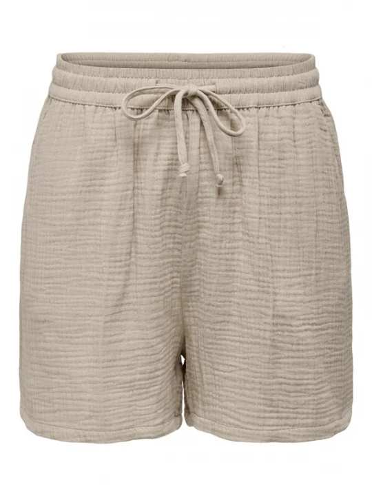 Foto van product ONLY Broek 'ONLThyra' donkerbeige