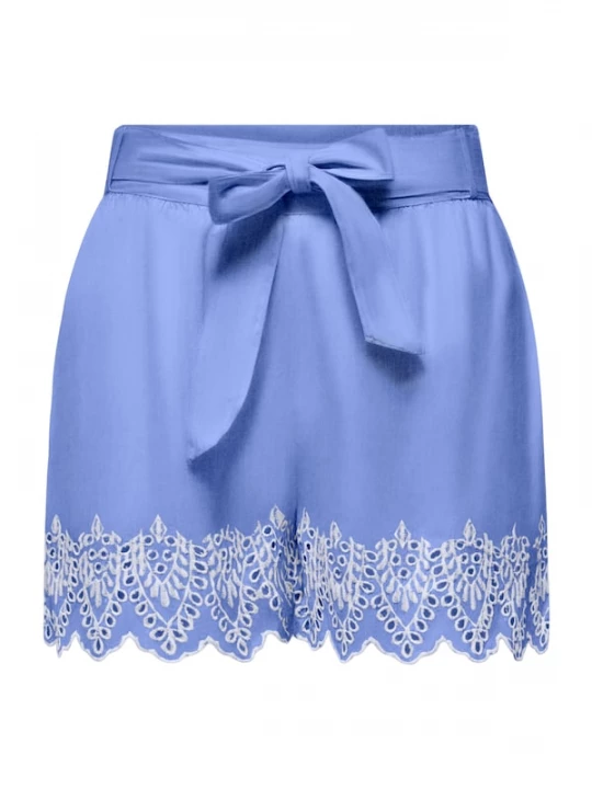 Foto van product ONLY Broek 'ONLTULUM' royal blue / koningsblauw / wit