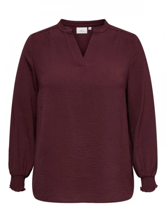 Foto van product ONLY Carmakoma Blouse '15285157' bordeaux