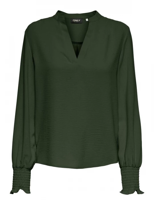 Foto van product ONLY Carmakoma Blouse 'CARMETTA' olijfgroen