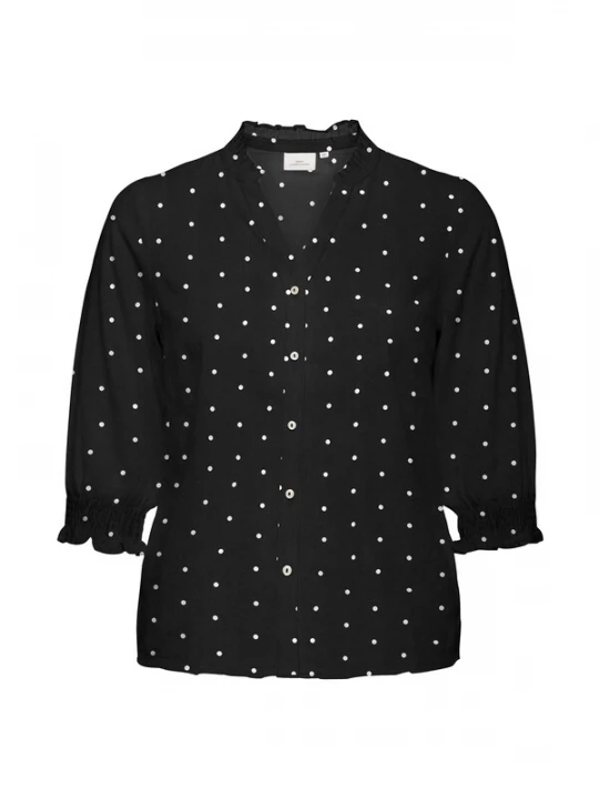 Foto van product ONLY Carmakoma Blouse 'CARRaya' zwart / wit