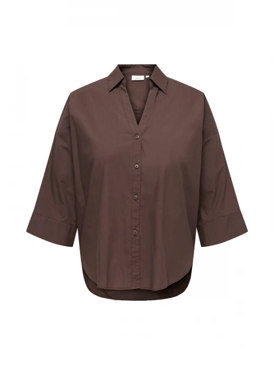 Foto van product ONLY Carmakoma Blouse 'CARSAJA KERI' bruin