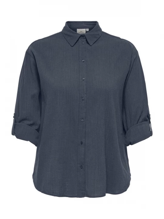 Foto van product ONLY Carmakoma Blouse 'CARTIZANA' duifblauw