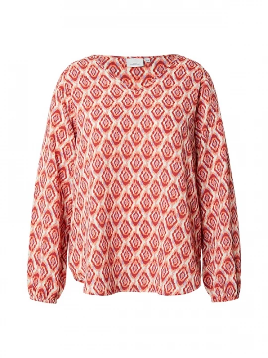 Foto van product ONLY Carmakoma Blouse 'CARVica' beige / lila / rood