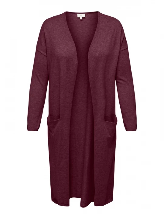 Foto van product ONLY Carmakoma Gebreid vest 'CARNEW ESLY' lila gemêleerd