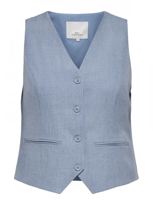 Foto van product ONLY Carmakoma Gilet 'CARLinda' duifblauw