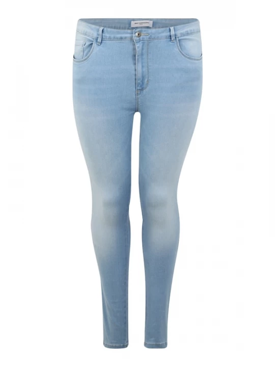 Foto van product ONLY Carmakoma Jeans 'Augusta' blauw denim / lichtbruin