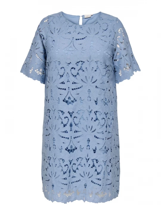 Foto van product ONLY Carmakoma Jurk blauw denim