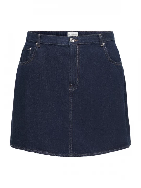 Foto van product ONLY Carmakoma Rok 'CAREDEN' nachtblauw
