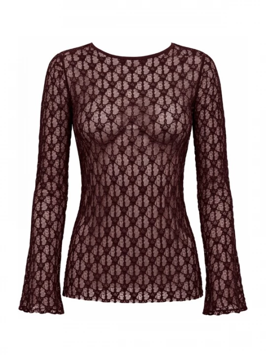 Foto van product ONLY Carmakoma Shirt 'CARAYA' chocoladebruin