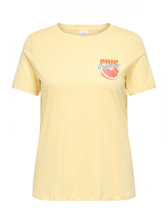 Foto van product ONLY Carmakoma Shirt 'CARBOLETTE' blauw / geel / oranje