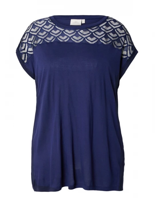 Foto van product ONLY Carmakoma Shirt 'CARFlake' navy