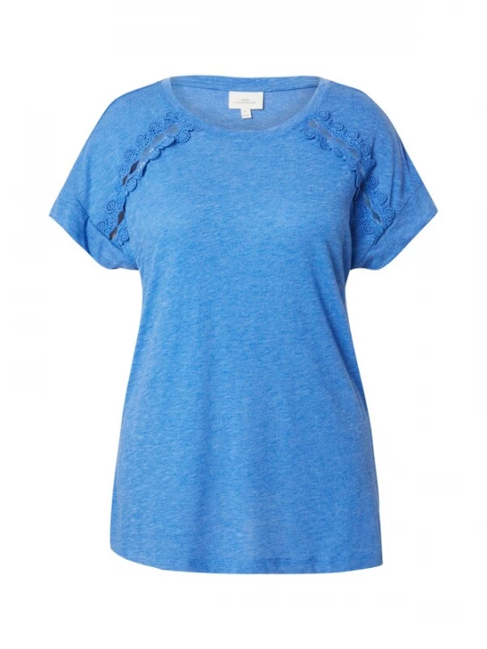 Foto van product ONLY Carmakoma Shirt 'CARLIMLY' blauw gemêleerd