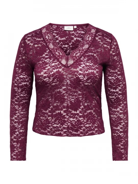 Foto van product ONLY Carmakoma Shirt 'CARNIKKA' bessen