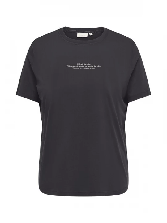 Foto van product ONLY Carmakoma Shirt 'CARROXY' lichtgrijs / zwart / zilver