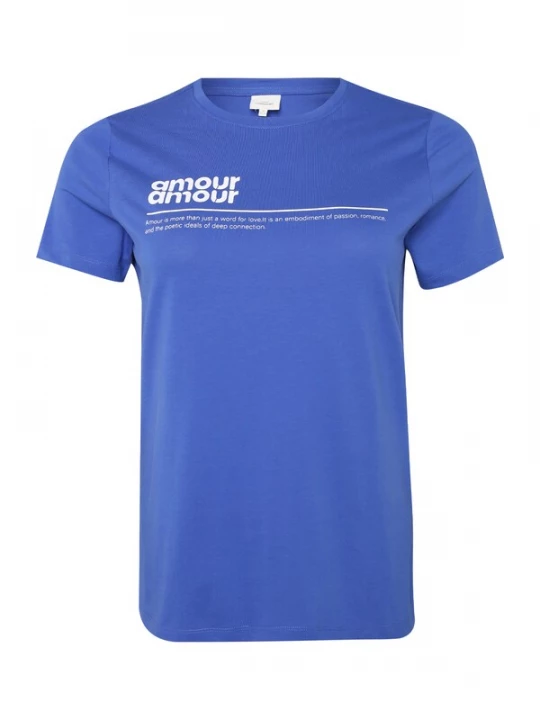 Foto van product ONLY Carmakoma Shirt 'CARSONYA' blauw / wit