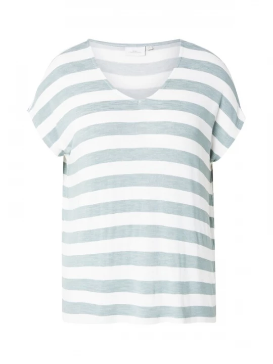 Foto van product ONLY Carmakoma Shirt mintgroen / wit