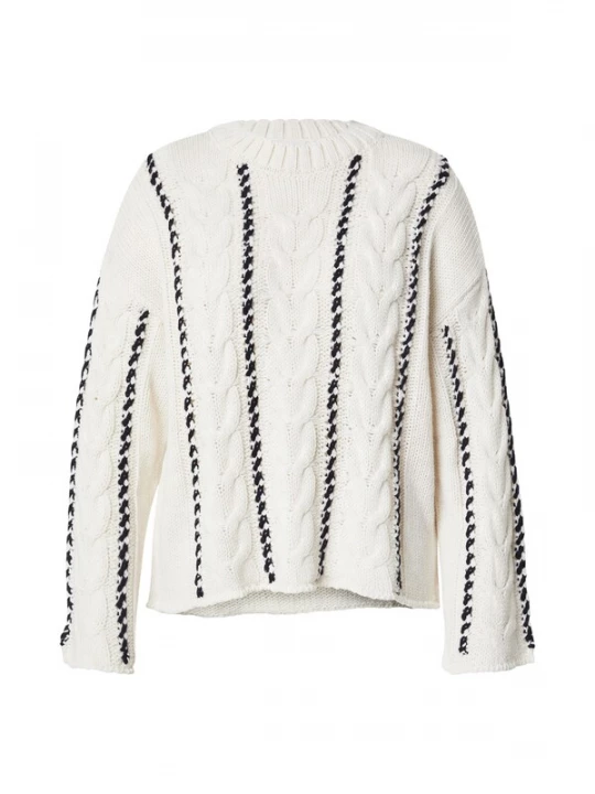 Foto van product ONLY Carmakoma Trui 'CARTESSA' beige / zwart