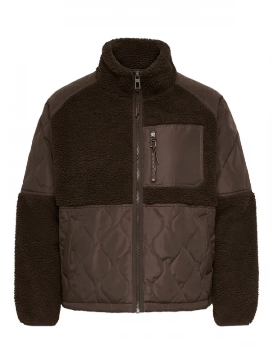 Foto van product ONLY Carmakoma Tussenjas 'CAROhio' bruin / chocoladebruin