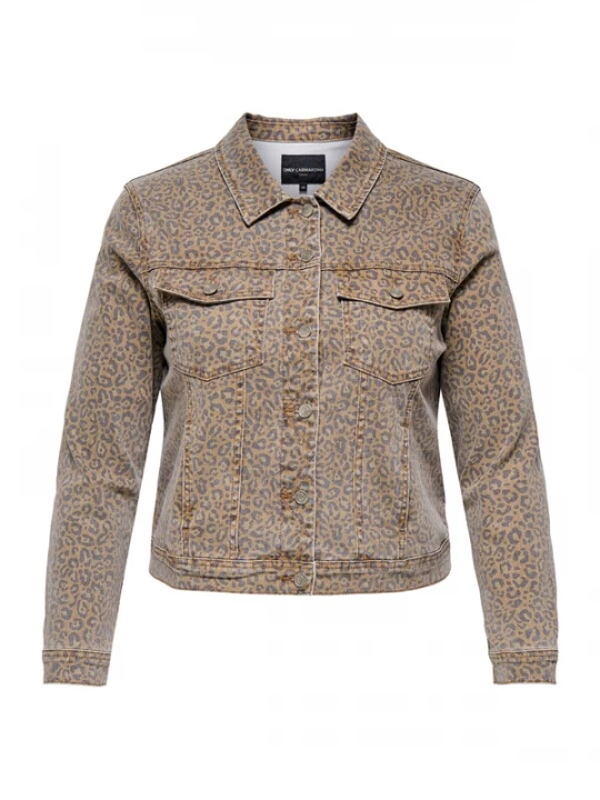 Foto van product ONLY Carmakoma Tussenjas 'CARWESPA' beige / sand / zwart