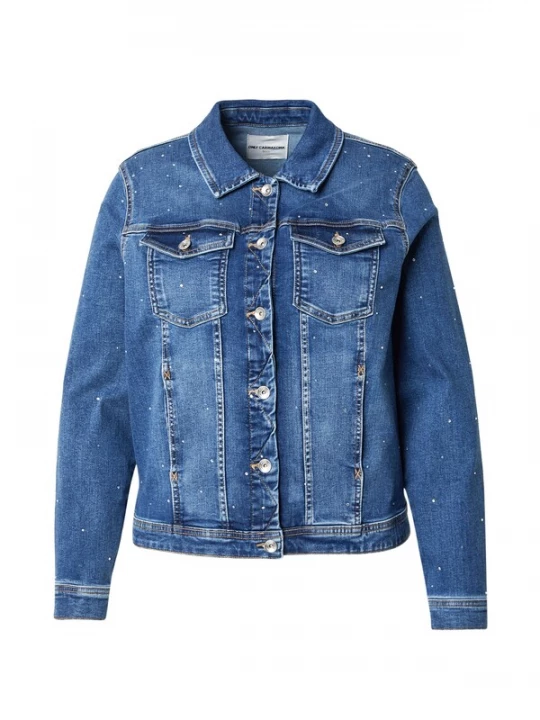 Foto van product ONLY Carmakoma Tussenjas 'CARWILLY' blauw denim