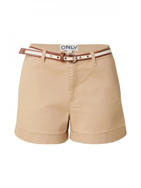 Foto van product ONLY Chino 'ONLTRINY' camel / bruin / wit