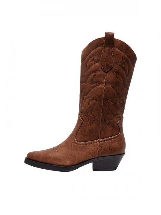 Foto van product ONLY Cowboylaarzen 'Bronco' bruin
